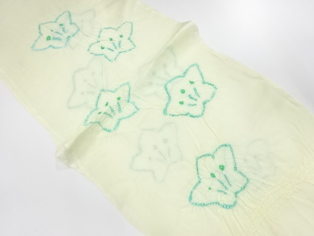 正絹　絽　絞り　夏用帯揚げ